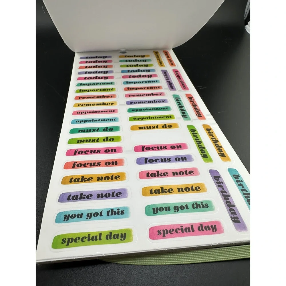 Erin Condren The Happy Planner Sticker Book horizontal layout 464 pieces 97% com